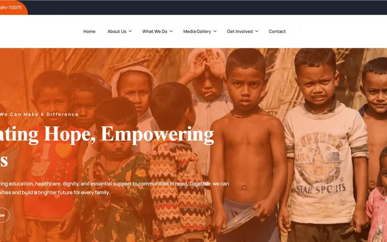 FEHA Foundation — NGO Website designed and developed by Dev Team Agency
