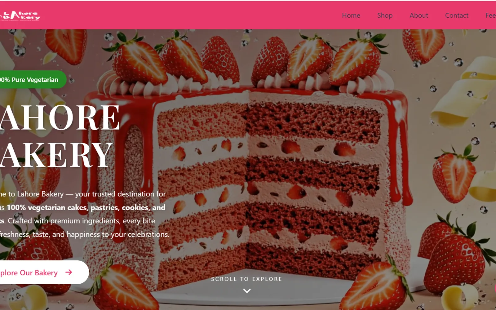 Lahore Bakery — Bakery Ordering Website by Dev Team Agency
