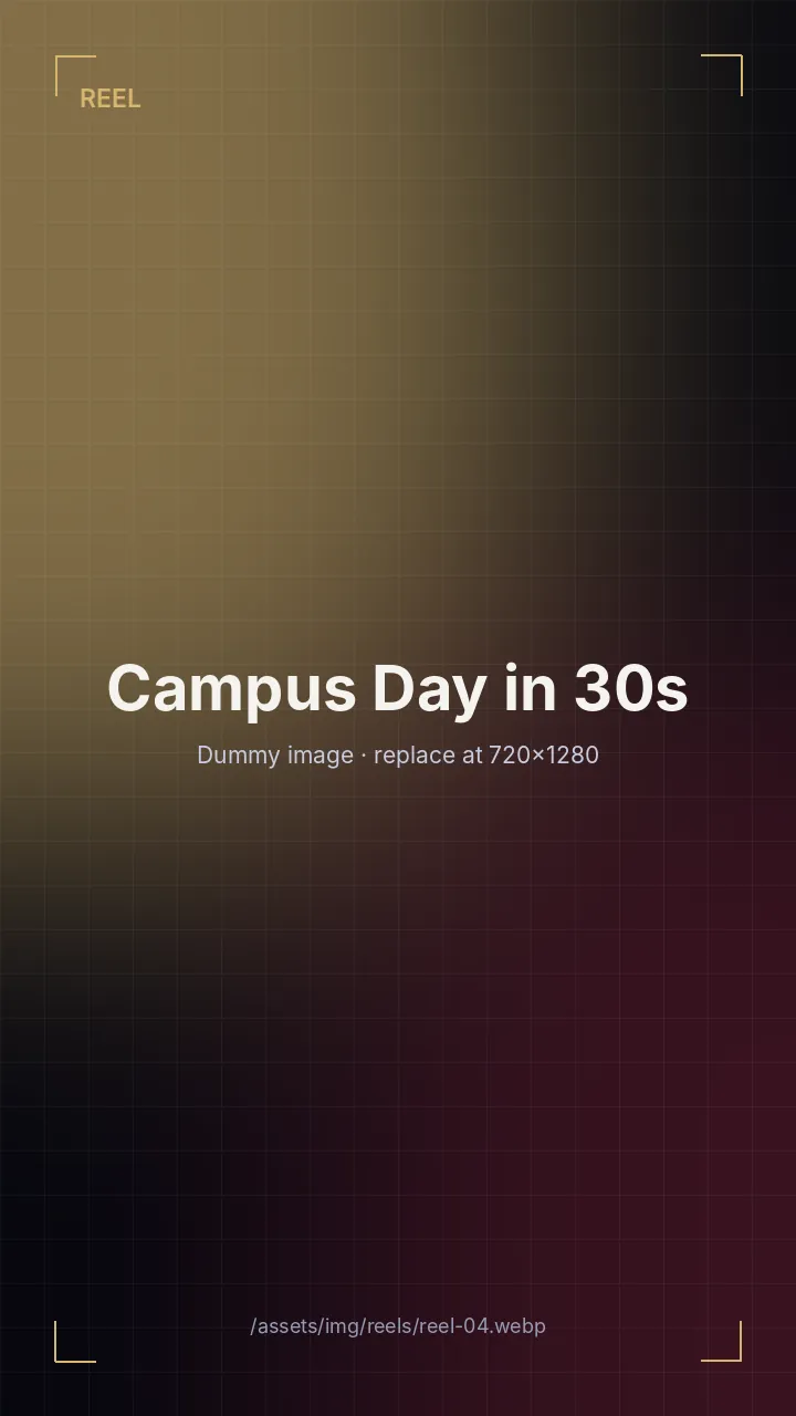 Campus Day in 30s reel
